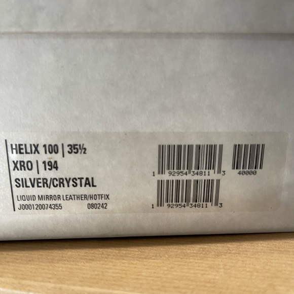 Jimmy Choo Silver Helix 100s! - Picture 10 of 11